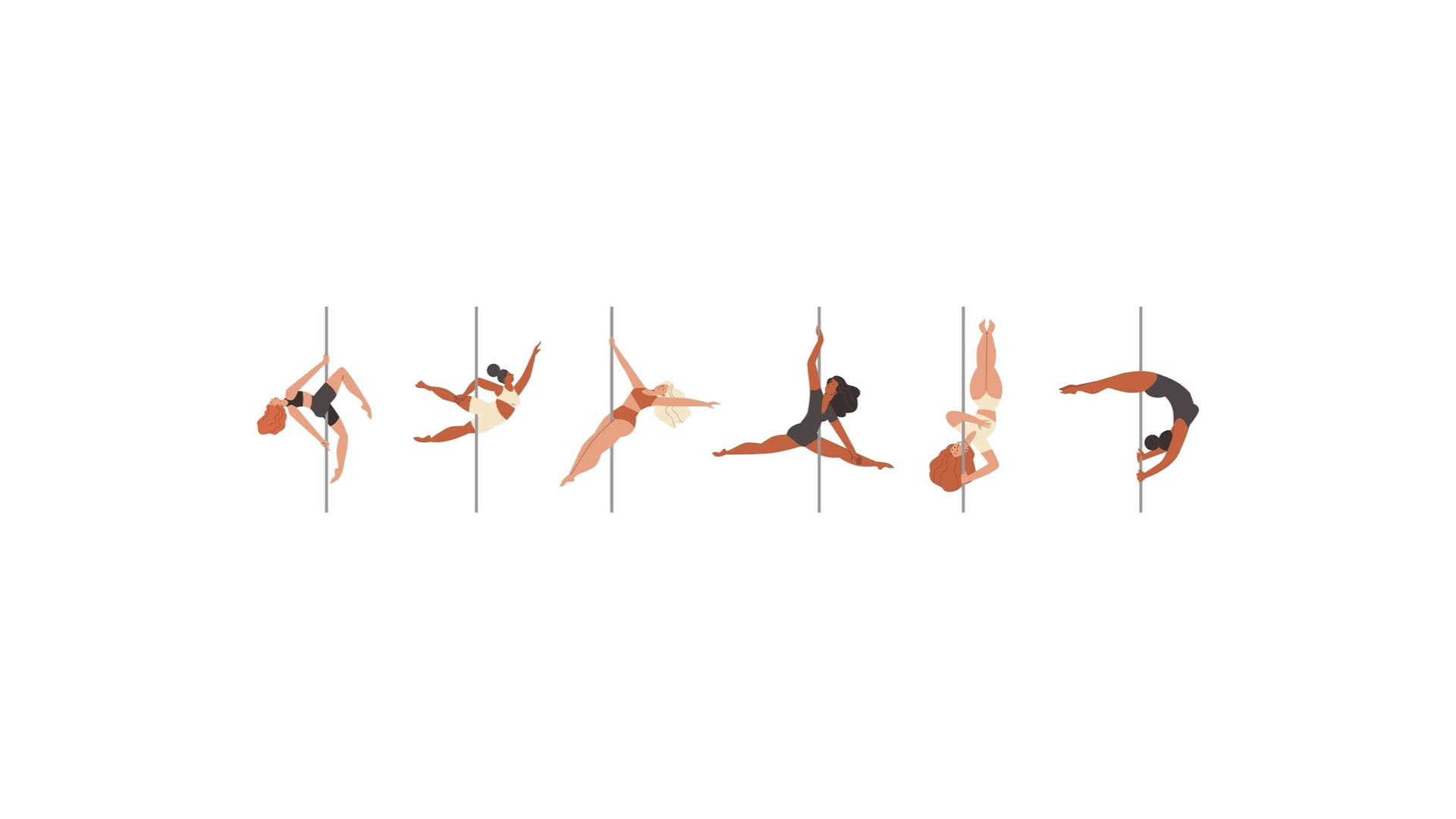 Poledance Tänzerinnen